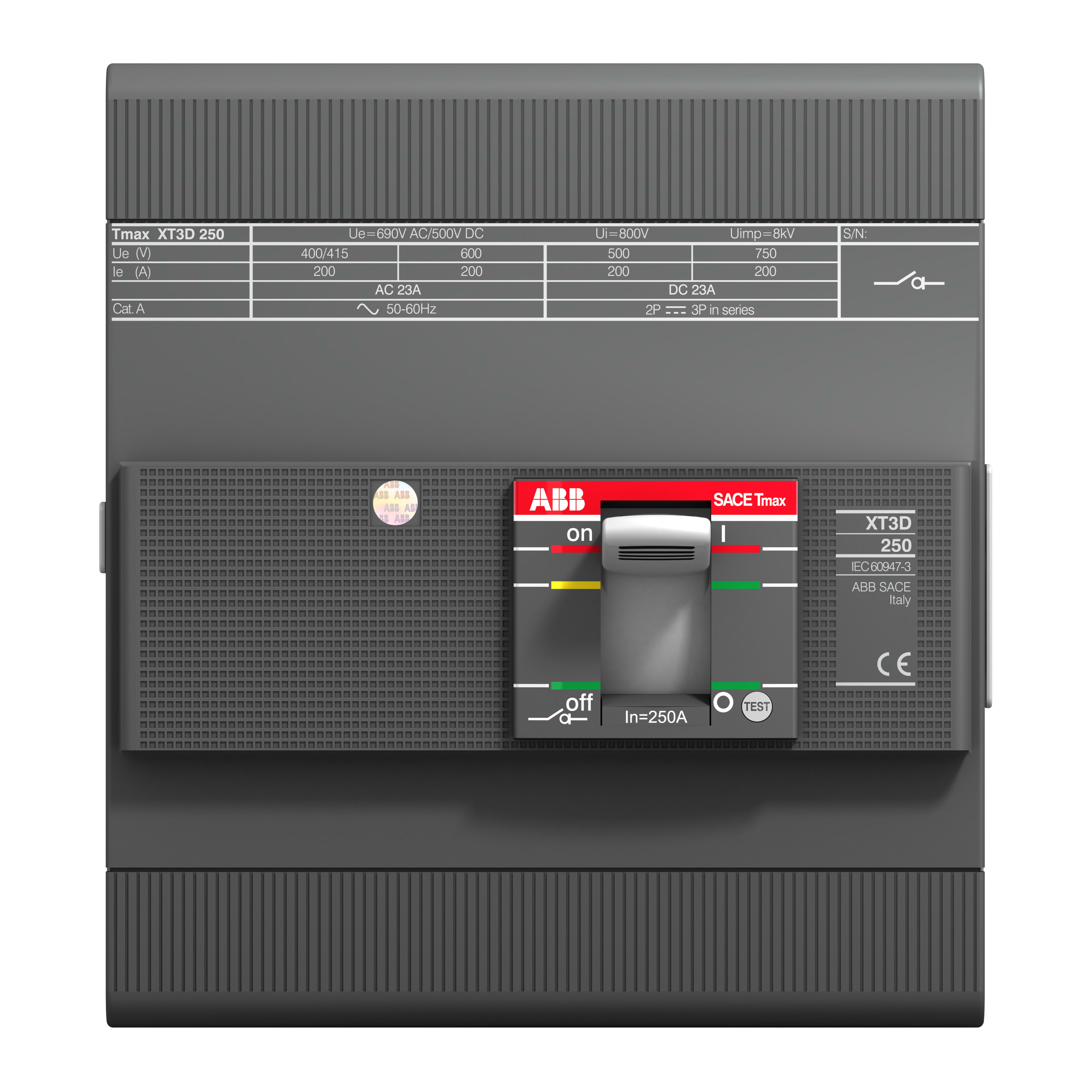 ABB SPA - ABB1SDA075619R1 XT3S-D 225 MCS-UL/CSA IM=2250 4P F F