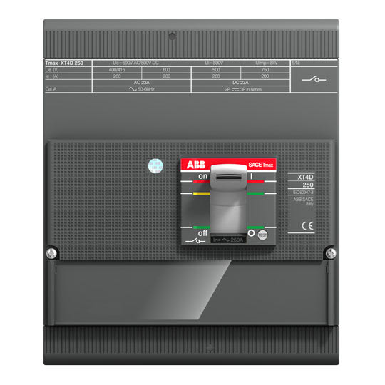 ABB SPA - ABBXT4D2504 XT4D 250 4P F F