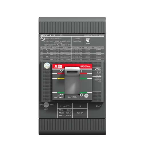 ABB SPA - ABB1SDA074730R1 XT1H 125 MCP IU=80 3P F F UL/CSA