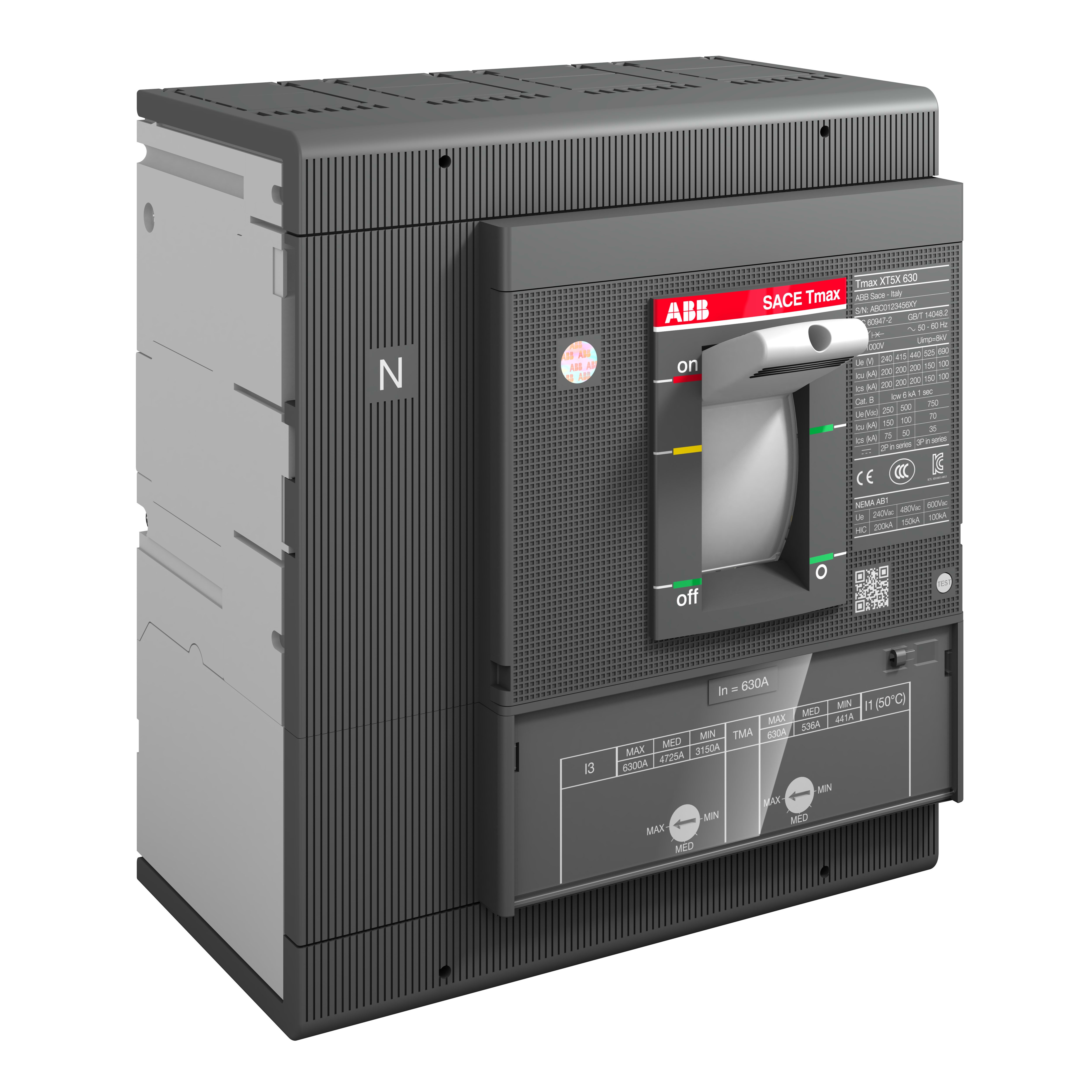 ABB SPA - ABB1SDA100521R1 XT5H 400 TMA 400-4000 4P F F INN=100%IN
