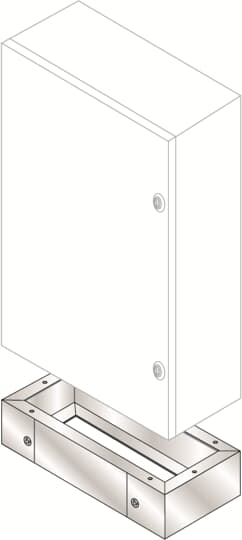 ABB SPA - ABBZA5020X ZOCCOLO 500X200X100 LXPXH-INOX