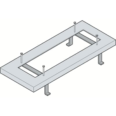 ABB SPA - ABB1SL0436A00 TELAIO FISSO FE ZN. PAVIM.TG.6