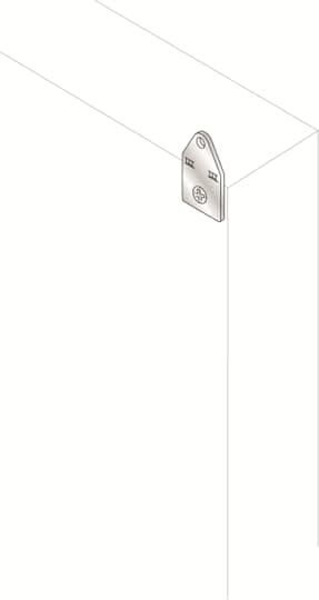 ABB SPA - ABBAA1206X N.4 STAFFE FISSAGGIO PARETE-INOX