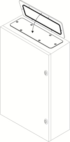 ABB SPA - ABBFLN6630X N.1 FLANGIA PASSACAVI 600X300 LXP