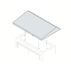 ABB SPA - ABBTT4020K TETTO PARASPRUZZI 400X200MM (LXP)