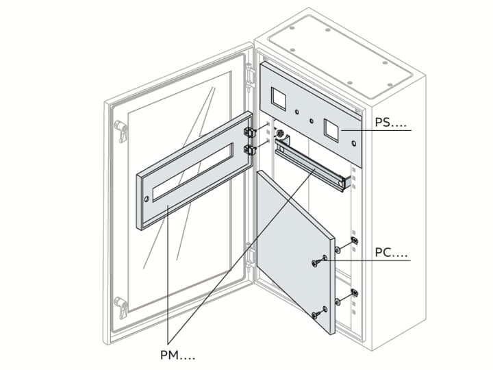 ABB SPA - ABBPS2876K PAN.MOD.2 STR.72X72 185X800(HXL)