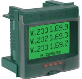 DOSSENA SRL - DOS9MIDO2/3DRS485 115/230Vca ANALIZZ.3DIN+RS485