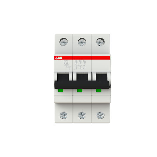 ABB SPA - ABBS469104 S203 B20 INTERRUTTORE AUTOMATICO 6KA 3P