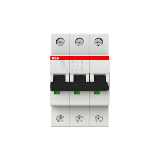 ABB SPA - ABBS467803 S203 C10 INTERRUTTORE AUTOMATICO 6KA 3P