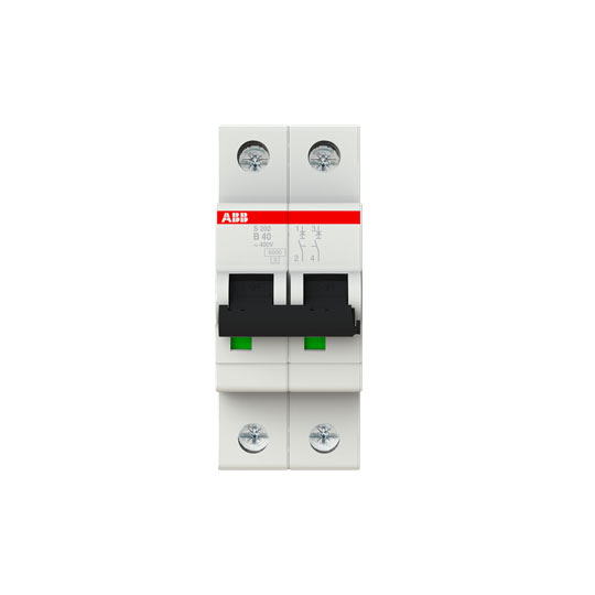 ABB SPA - ABBS467407 S202 B40 INTERRUTTORE AUTOMATICO 6KA 2P