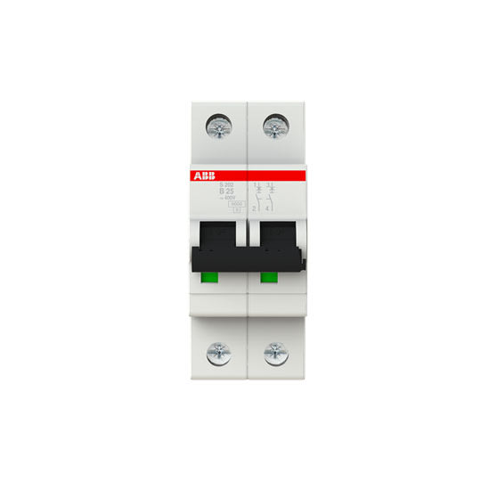 ABB SPA - ABBS467100 S202 B25 INTERRUTTORE AUTOMATICO 6KA 2P
