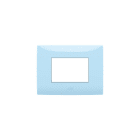 ABB SPA - ABB2CSK0314CH PLACCA 3 MODULI, AZZURRO PASTELLO