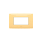 ABB SPA - ABB2CSK0411CH PLACCA 4 MODULI, GIALLO PASTELLO