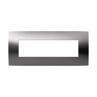 ABB SPA - ABB2CSK0718CH PLACCA 7 MOD. METAL BLACK SATINATO