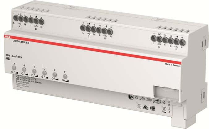 ABB SPA - ABB2CKA006197A0061 UD/S6.315.2.1 DIMMER LED 6 CANALI, 315 VA