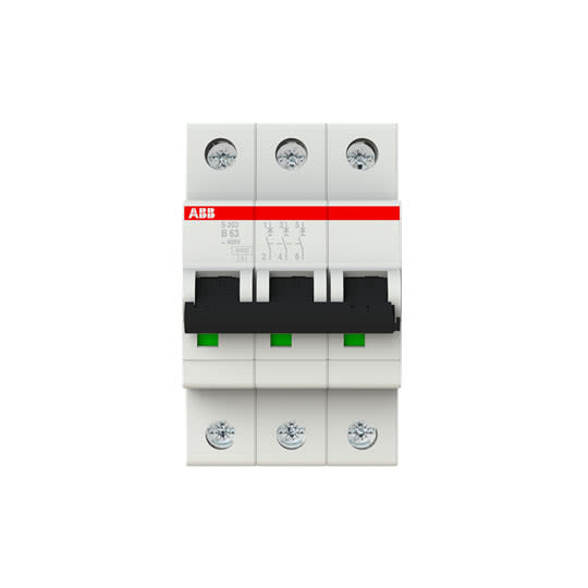 ABB SPA - ABBS550970 S203 B63 INTERRUTTORE AUTOMATICO 6KA 3P