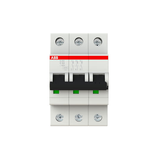 ABB SPA - ABBS551076 S203 C63 INTERRUTTORE AUTOMATICO 6KA 3P