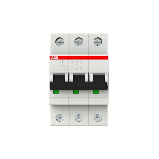 ABB SPA - ABBS468602 S203 B 6 INTERRUTTORE AUTOMATICO 6KA 3P