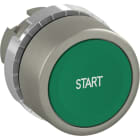 ABB SPA - ABBP9MPNVG202 PULSANTE VERDE A FILO, NON-ILLUM. CON TE