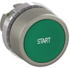 ABB SPA - ABBP9MPNVG202 PULSANTE VERDE A FILO, NON-ILLUM. CON TE