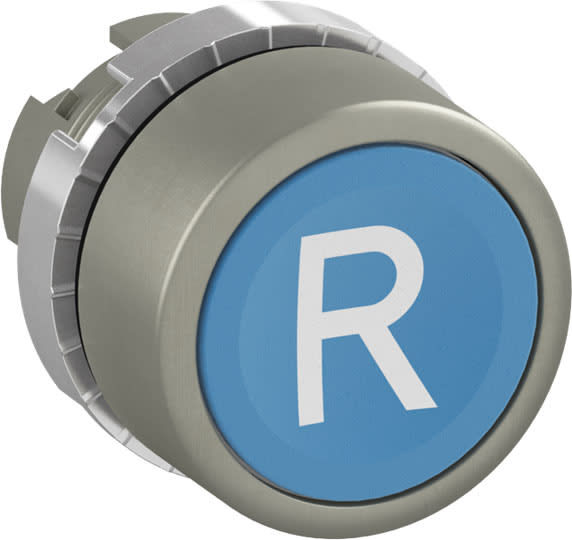 ABB SPA - ABBP9MPNLG037 PULSANTE BLU A FILO, NON-ILLUM. CON SIMB