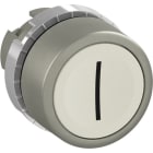 ABB SPA - ABBP9MPNBG028 PULSANTE BIANCO A FILO, NON-ILLUM. CON S