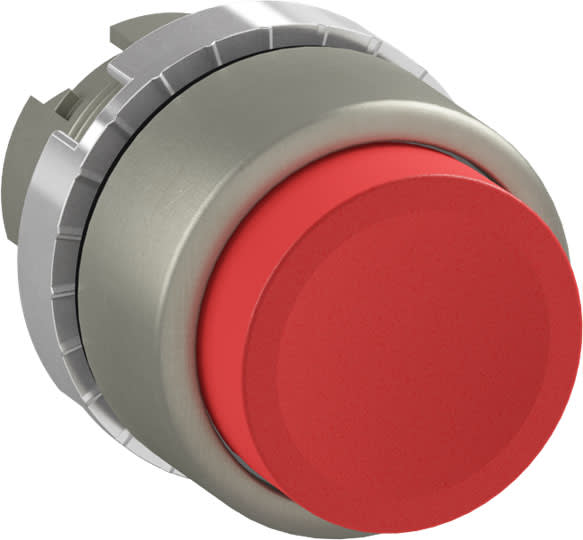 ABB SPA - ABBP9MPNRS PULSANTE, SATIN, SPORG., ROSSO