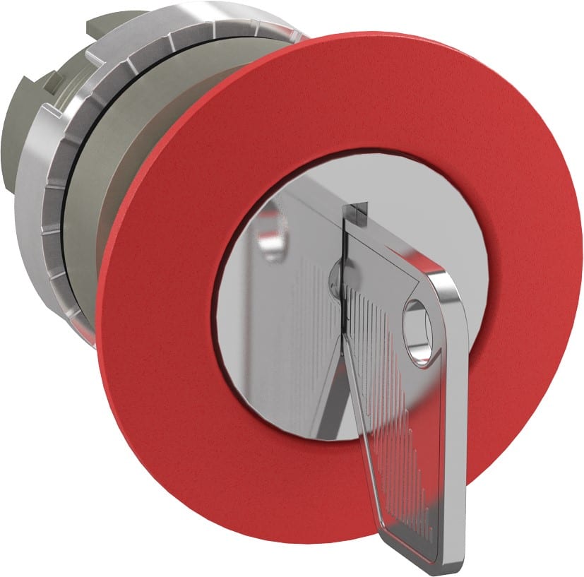 ABB SPA - ABBP9MEC4RN01 PULS. FUNGO ROSSO CHIAVE 01