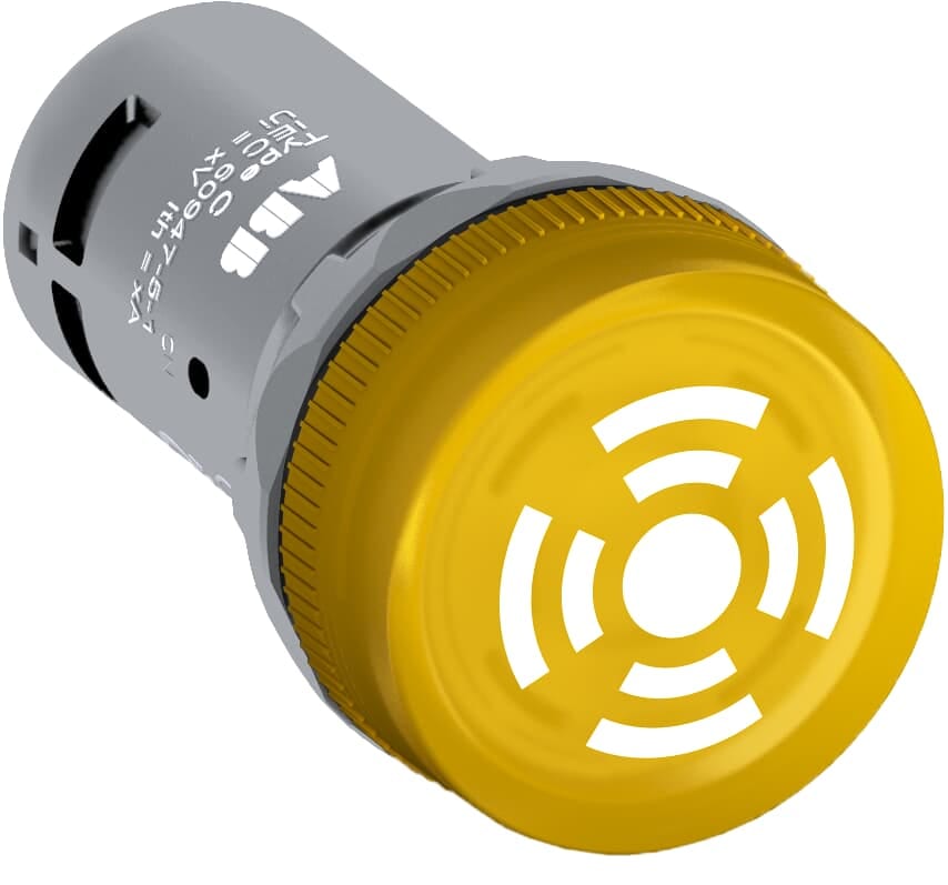 ABB SPA - ABBCB1612Y CB1-612Y BUZZER PULS,GIALLO,110-130VC.C.