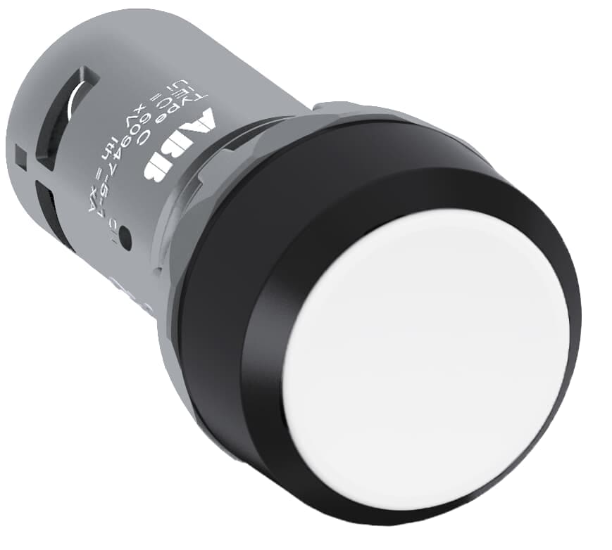 ABB SPA - ABBER 018 2 CP1-10W-01 PUL.INS.BIANCO G.PLA.NERA 1NC