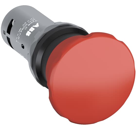 ABB SPA - ABBEL 758 9 CPM3-10R-11 p. fungo inst, ROSSO, 1NA+1NC