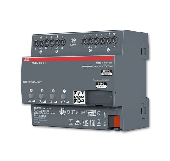ABB SPA - ABB2CKA006220A0729 DIMMER LED 4X210W/VA - DA/M.4.210.2.1