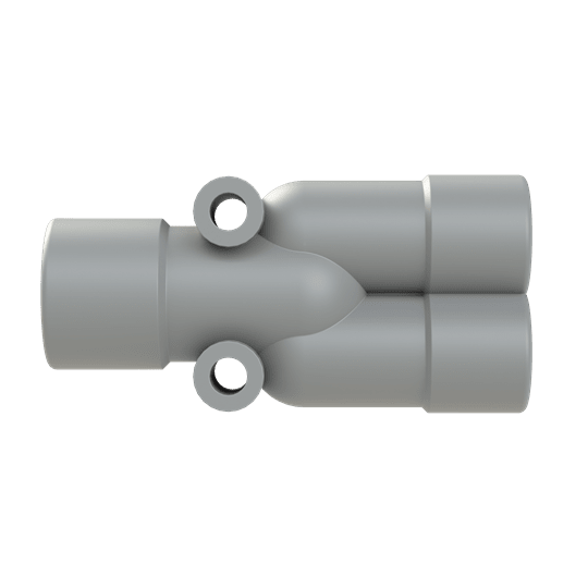 ABB SPA - ABBSVYD-100707GT RACC. A Y DN10+DN07+DN07 PA6 GR IP66