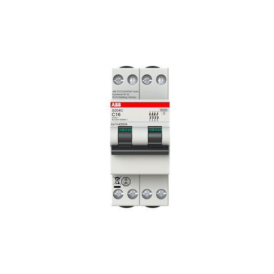 ABB SPA - ABBS204CLC20 S204CL-C20 INTERR. AUTOMATICO 4P2M 4,5KA