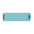 ABB SPA - ABB1SLM004100A1907 PORTA TRASPARENTE 18M MISTRAL41F