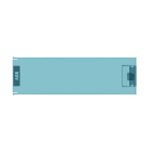 ABB SPA - ABB1SLM004100A1907 PORTA TRASPARENTE 18M MISTRAL41F