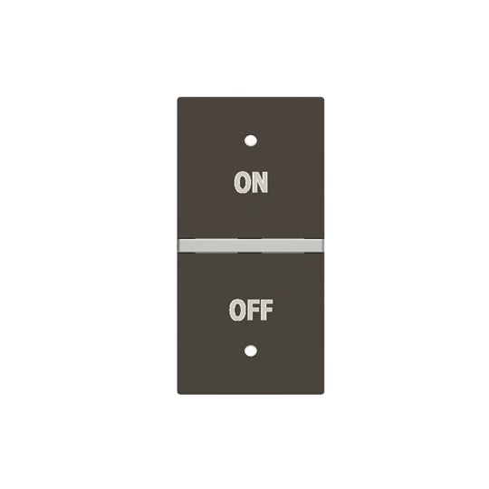 ABB SPA - ABBZ1804AN N2121.5 AN COVER SX SIMB.ON/OFF 1M, ANTR