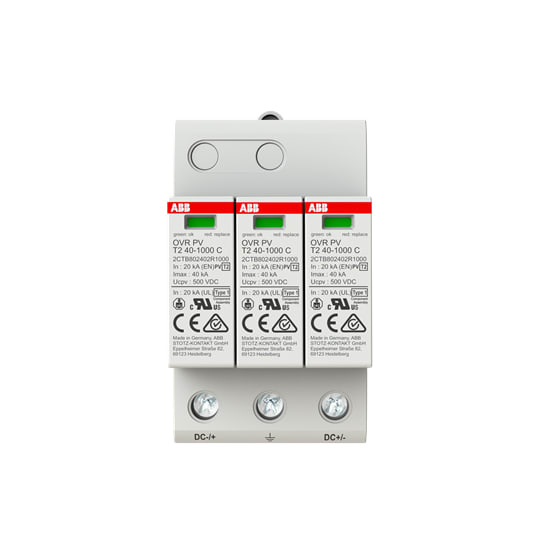 ABB SPA - ABBOVRPV22401000 OVR PV T2 40-1000 P