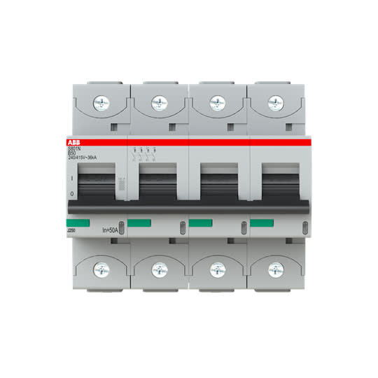 ABB SPA - ABBS120423 S804N-B50 INTERRUTTORE AUTOMATICO 36KA 4P