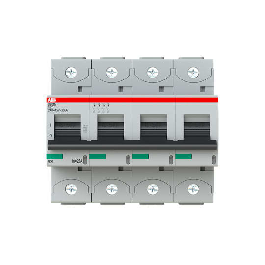ABB SPA - ABBS120468 S804N-C25 INTERRUTTORE AUTOMATICO 36KA 4