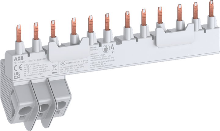 ABB SPA - ABBPS14065K PS1-4-0-65K BARRE COLL. X 4 MS132K