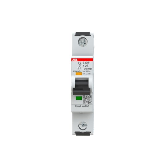 ABB SPA - ABBS301PK2 S301P K 2 INTERRUTTORE AUTOMATICO 25KA 1