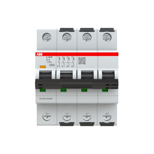 ABB SPA - ABBS304PC4 S304P C 4 INTERRUTTORE AUTOMATICO 25KA 4