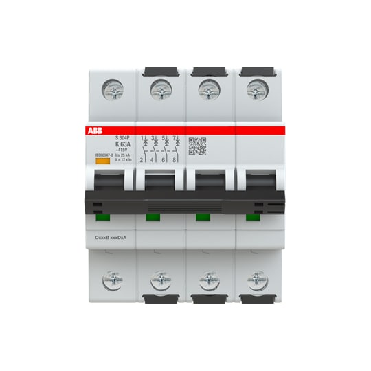 ABB SPA - ABBS304PK63 S304P K63 INTERRUTTORE AUTOMATICO 25KA 4P