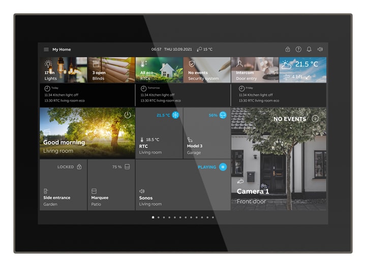 ABB SPA - ABB2TMA310051B0002 ST/U10.2.1-825 SMARTTOUCH10, NERO, GRAFITE