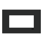 ABB SPA - ABBZ0410NS Z2474.1 NS PLACCA ACCIAIO NERO 4M