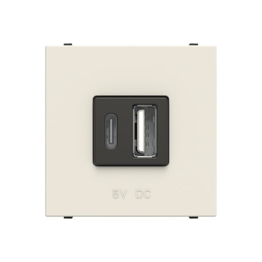 ABB SPA - ABBZ1166BL N2285.1 BL USB CARICAT. A+C 18W 230Vac 2M