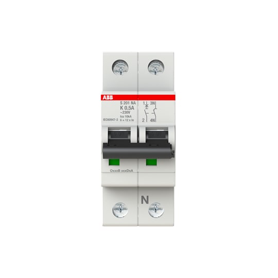 ABB SPA - ABBS531825 S201 NA K 0,5 INTERRUT.AUTOMATICO 6KA 1P+N