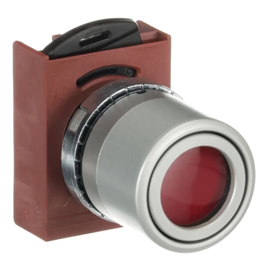 ABB SPA - ABBP9MPLRGV PULS. LUMINOSO FILO ROSSO LENTE VETRO