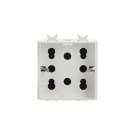 ABB SPA - ABB2CSK1193CH PRESA SIDE (1 SCHUKO + 2 BIVALENTI)